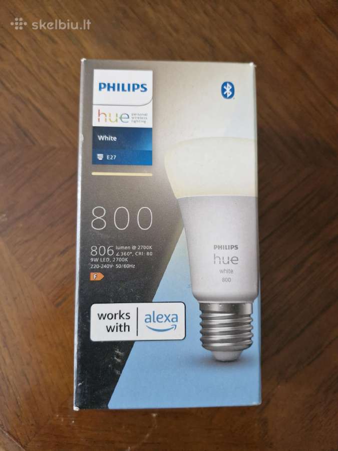 Philips Hue White 800 E27 išmanioji lemputė