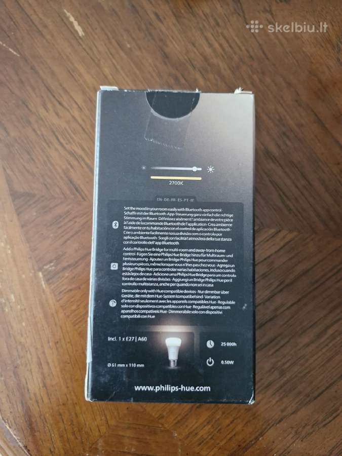 Philips Hue White 800 E27 išmanioji lemputė - nuotraukos Nr. 3