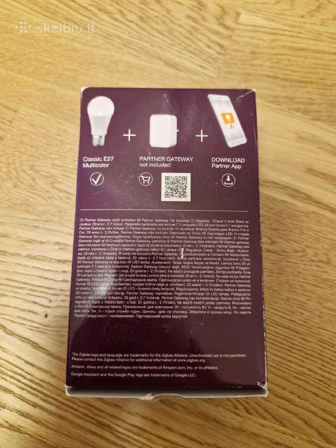 Ledvance Smart+ Rgbw Zigbee E27 išmanioji lemputė - nuotraukos Nr. 2