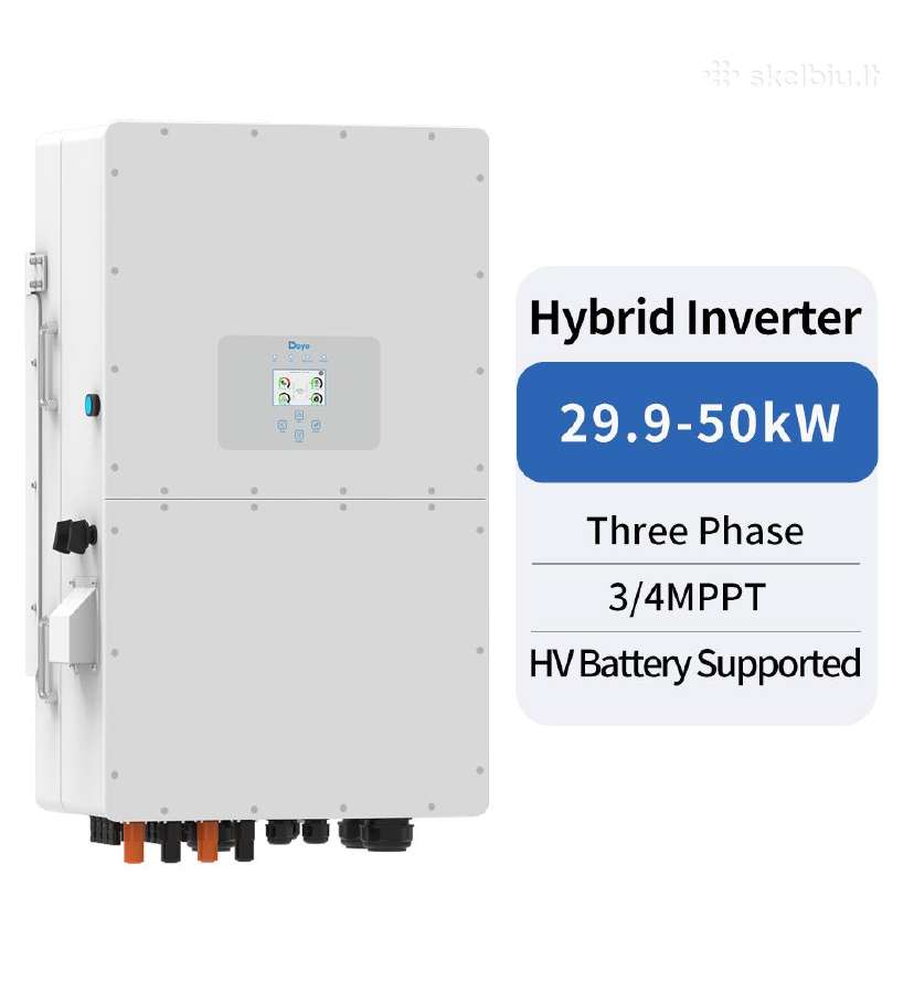 Deye Sun-50k-sg01hp3-eu-bm3 hibridinis 50kw