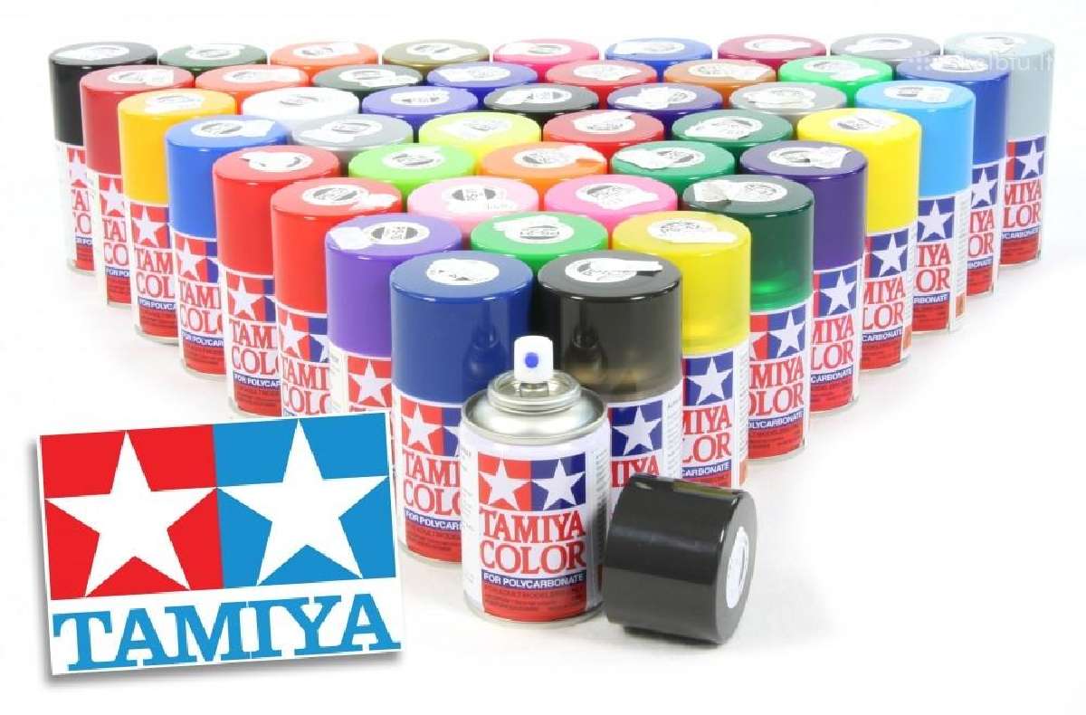 Tamiya purškiami dažai RC kėbulo dažymui - nuotraukos Nr. 2