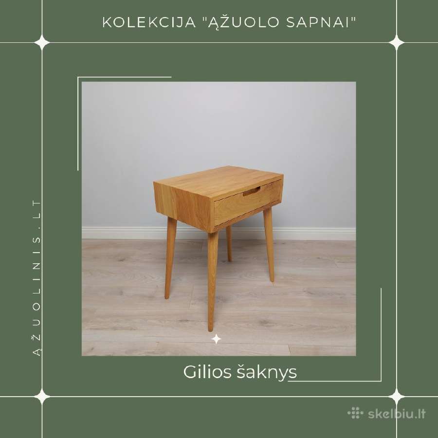 Naktinė Spintelė iš Ąžuolinis - nuotraukos Nr. 28