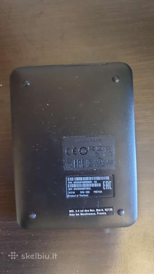 Naudotas 5000gb Usb3 diskas - nuotraukos Nr. 2