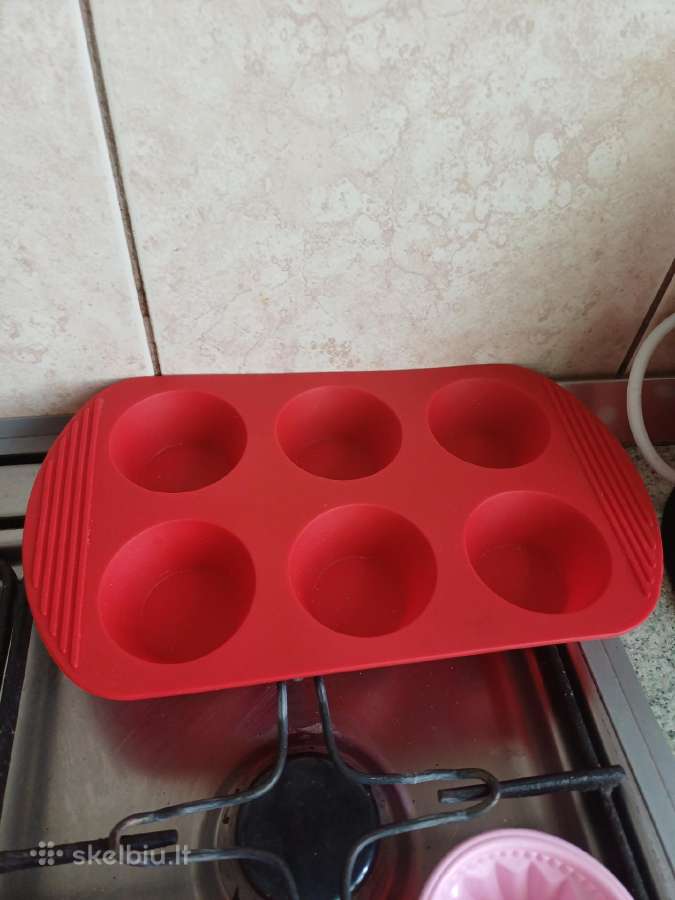Silikono formelės kepimui. - nuotraukos Nr. 2