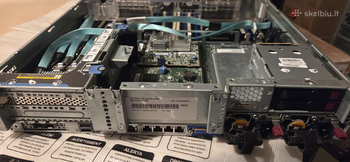 Serveriai Hp Dl380 Gen9 2xe5-2699v4, Dl360p G8 - nuotraukos Nr. 10