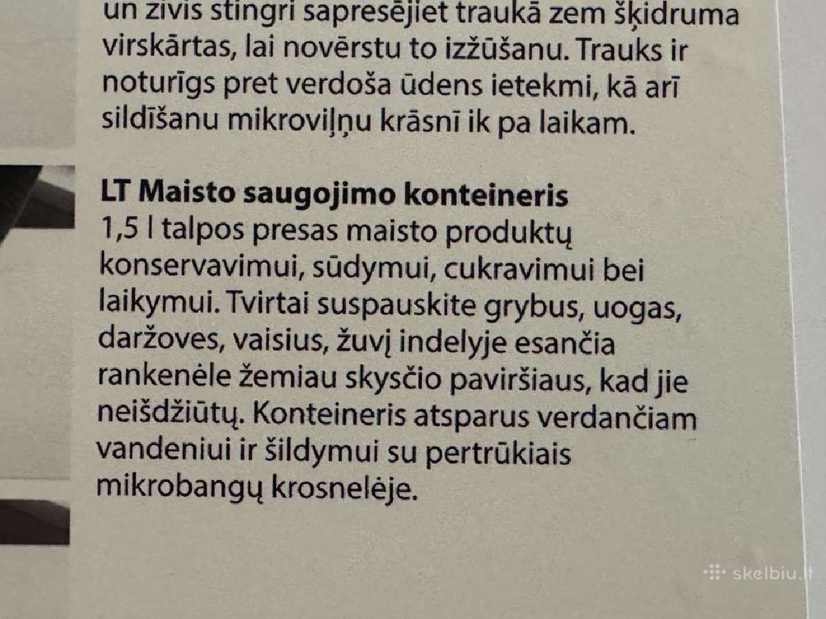 Suomiškas rauginimo indas Marjukka - nuotraukos Nr. 4