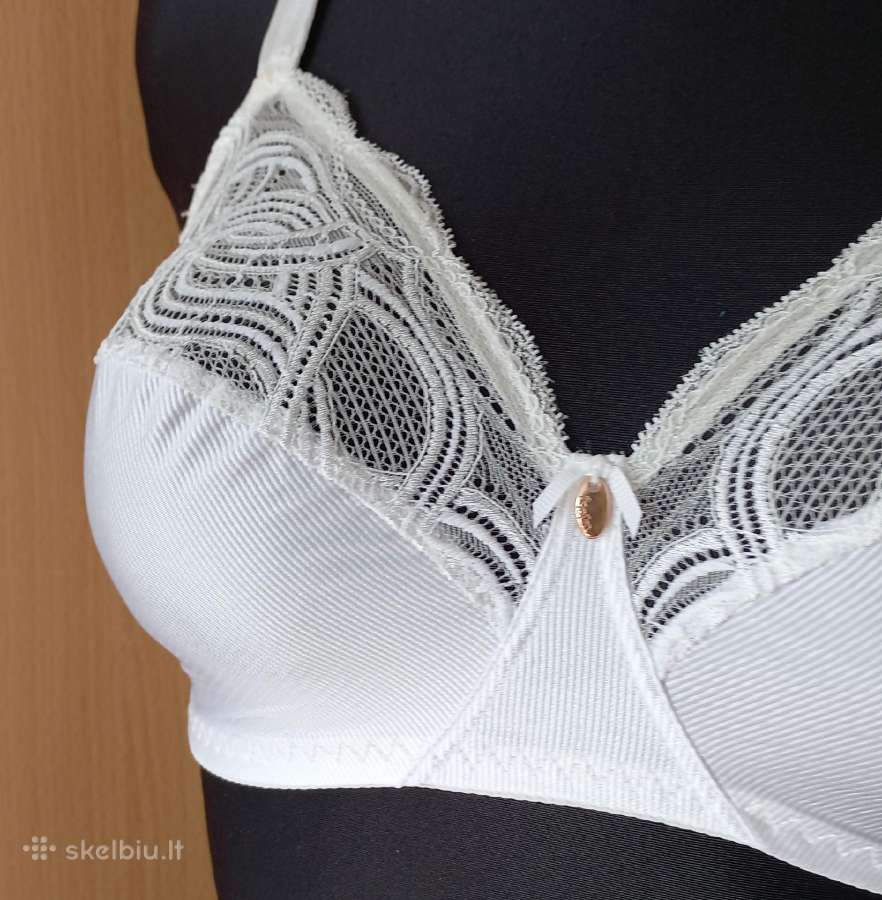 Balta liemenėlė su nėriniu - nuotraukos Nr. 3