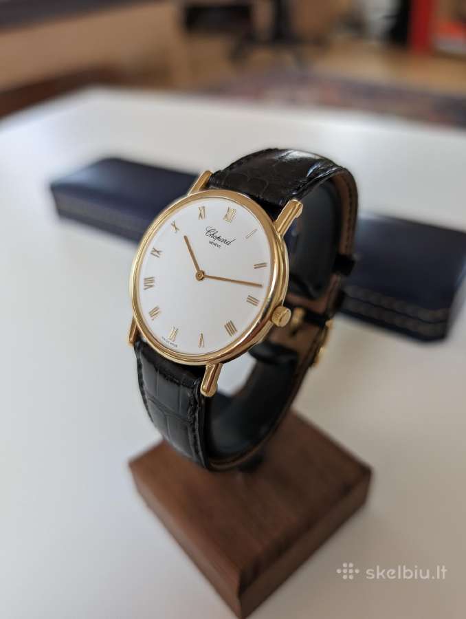 Chopard Geneve klasikinis auksinis laikrodis - nuotraukos Nr. 2