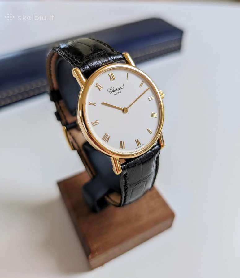 Chopard Geneve klasikinis auksinis laikrodis - nuotraukos Nr. 3