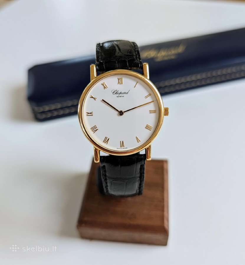 Chopard Geneve klasikinis auksinis laikrodis - nuotraukos Nr. 4