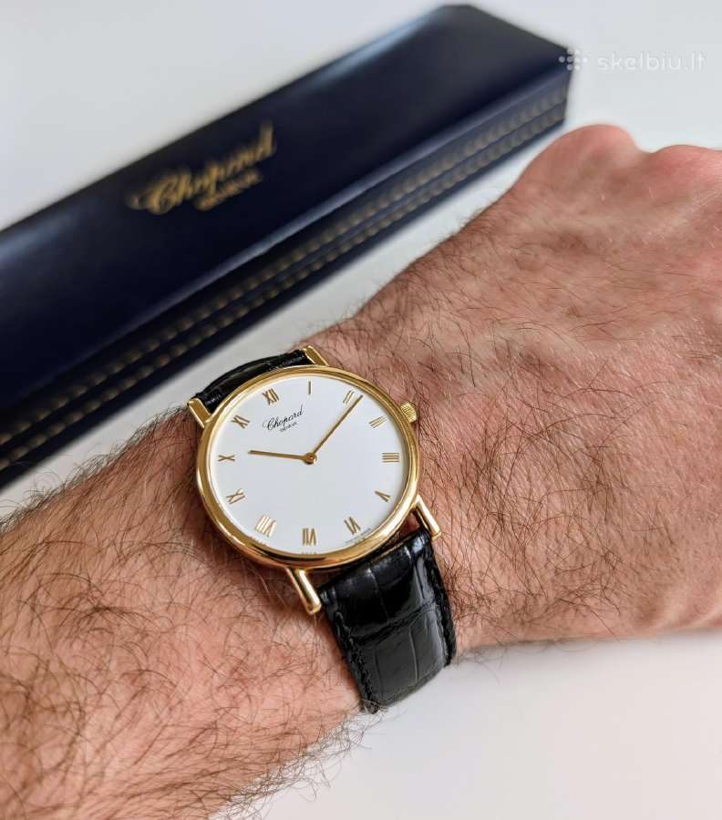 Chopard Geneve klasikinis auksinis laikrodis - nuotraukos Nr. 5