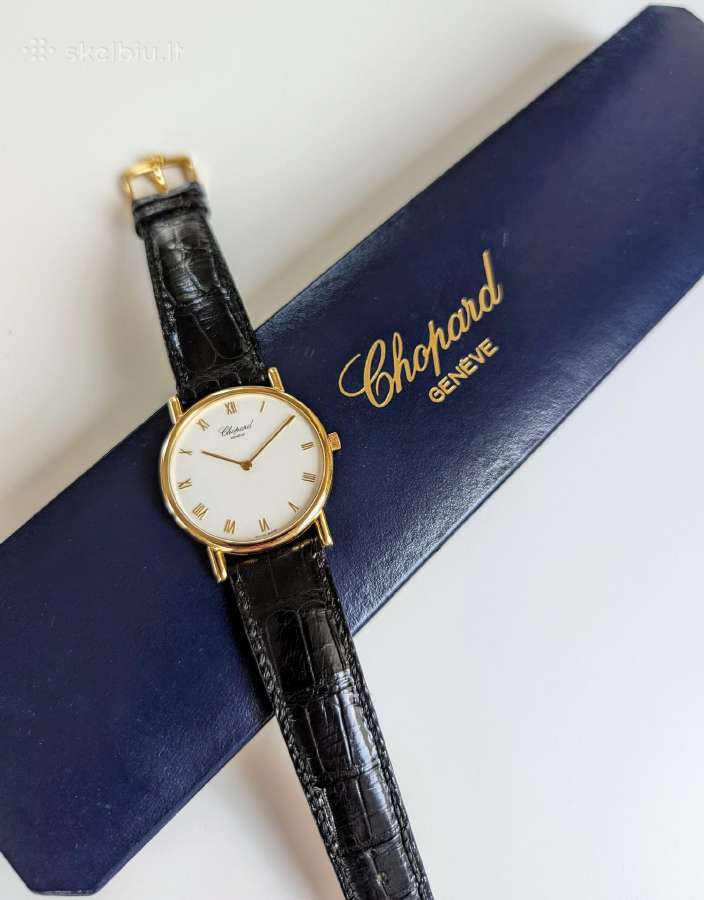 Chopard Geneve klasikinis auksinis laikrodis