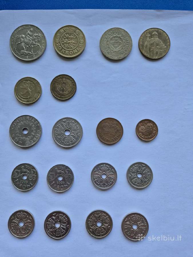 Šiaurės ir rytų europos monetų mix - nuotraukos Nr. 2