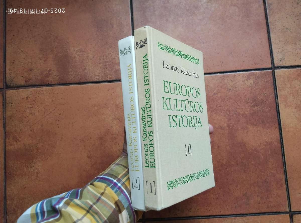 L. Karsavinas "Europos kultūros istorija" 1990 m.