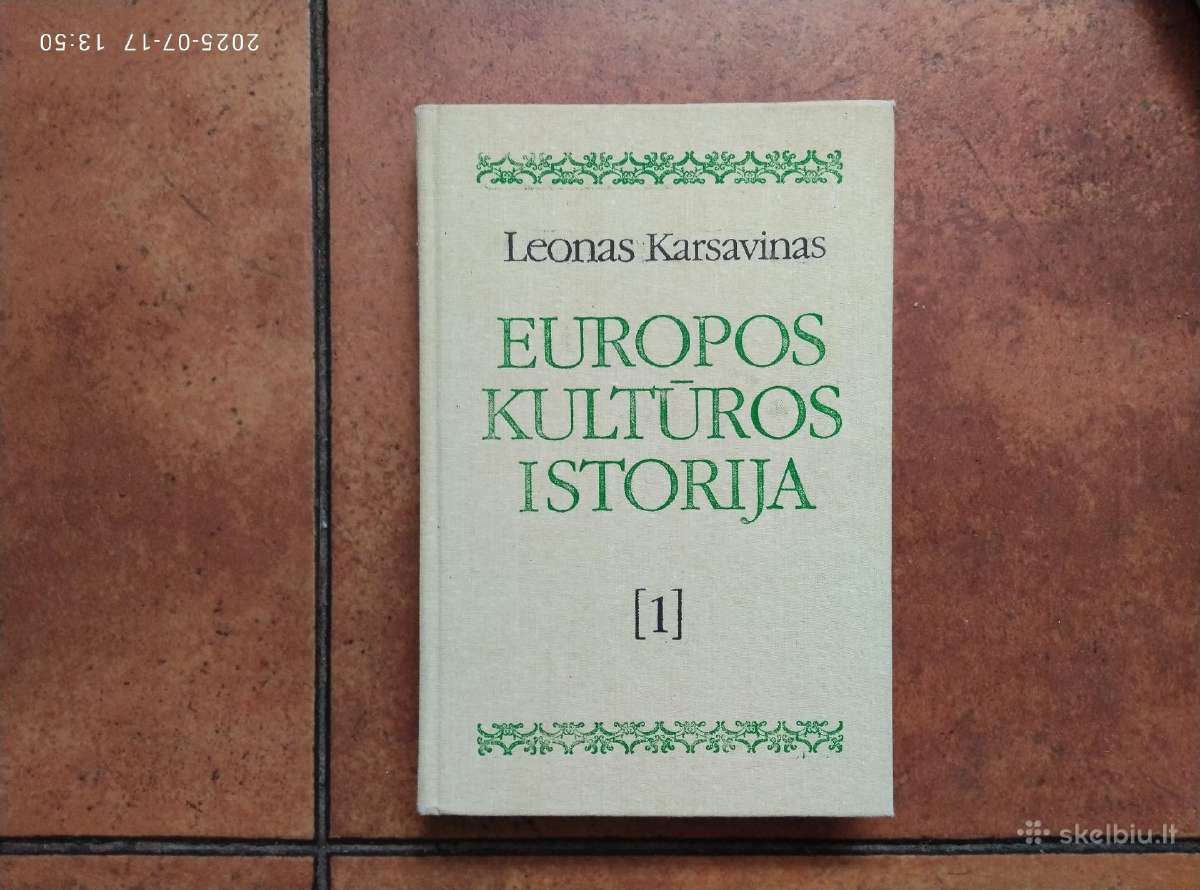 L. Karsavinas "Europos kultūros istorija" 1990 m. - nuotraukos Nr. 3