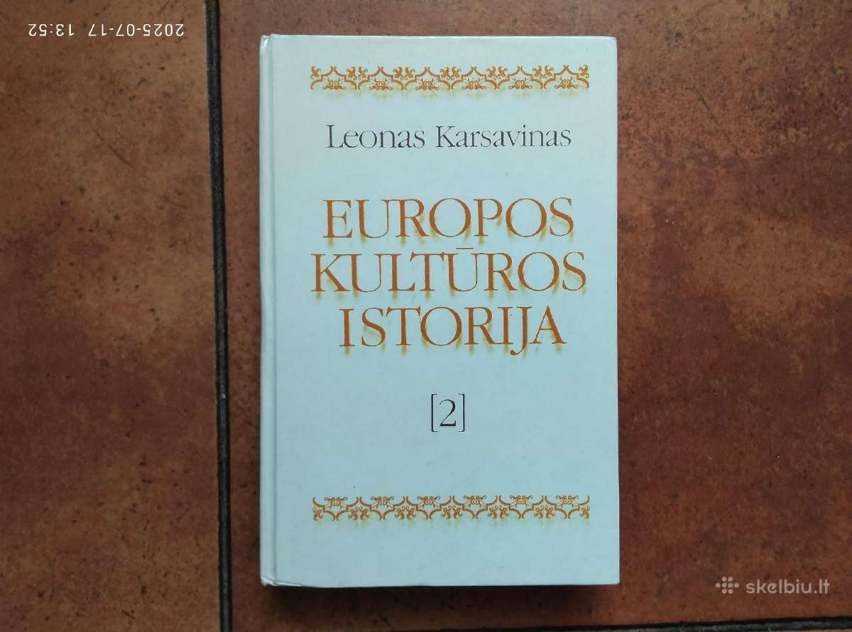 L. Karsavinas "Europos kultūros istorija" 1990 m. - nuotraukos Nr. 14