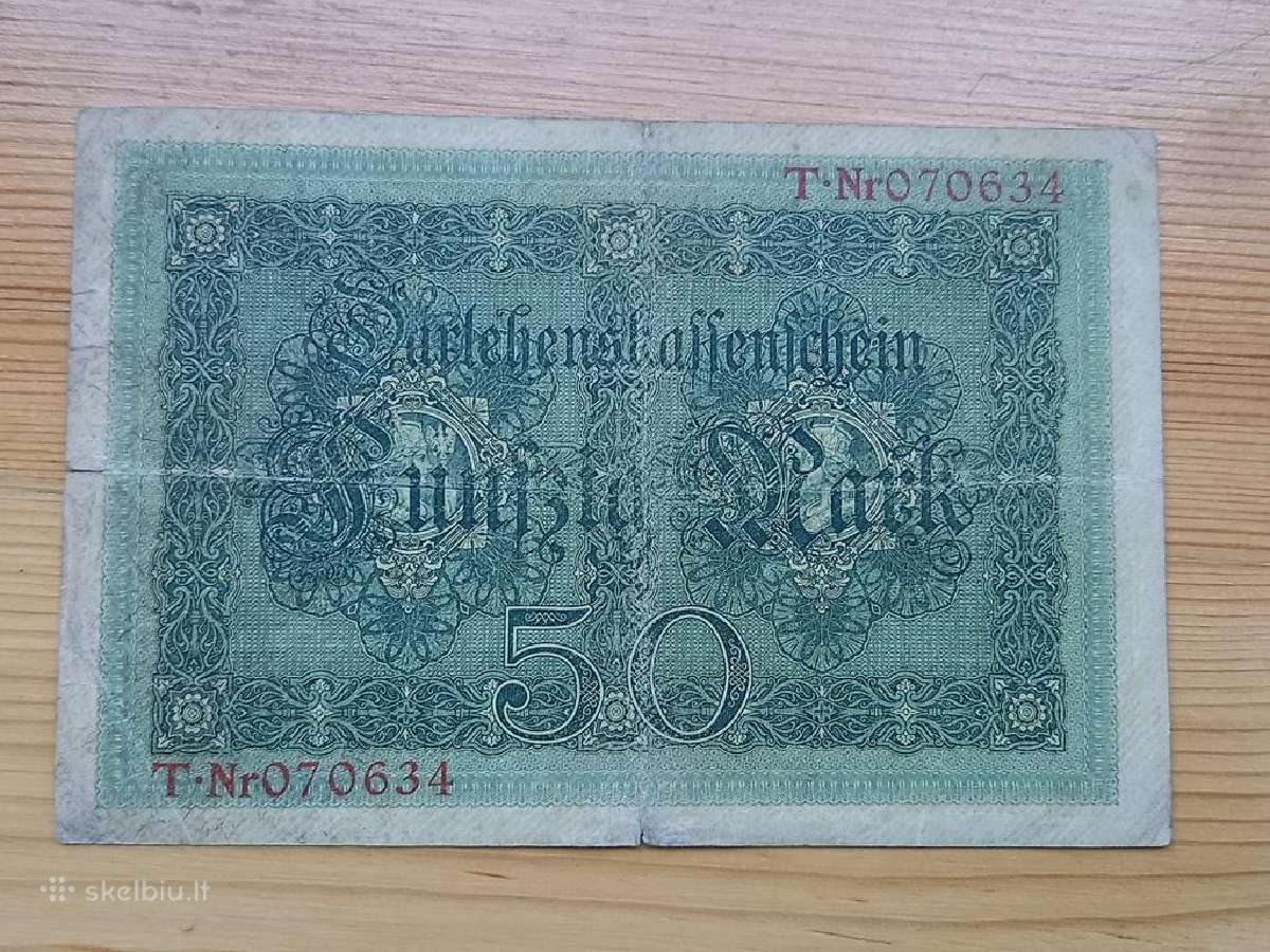 Vokietija 1914 50 markiu