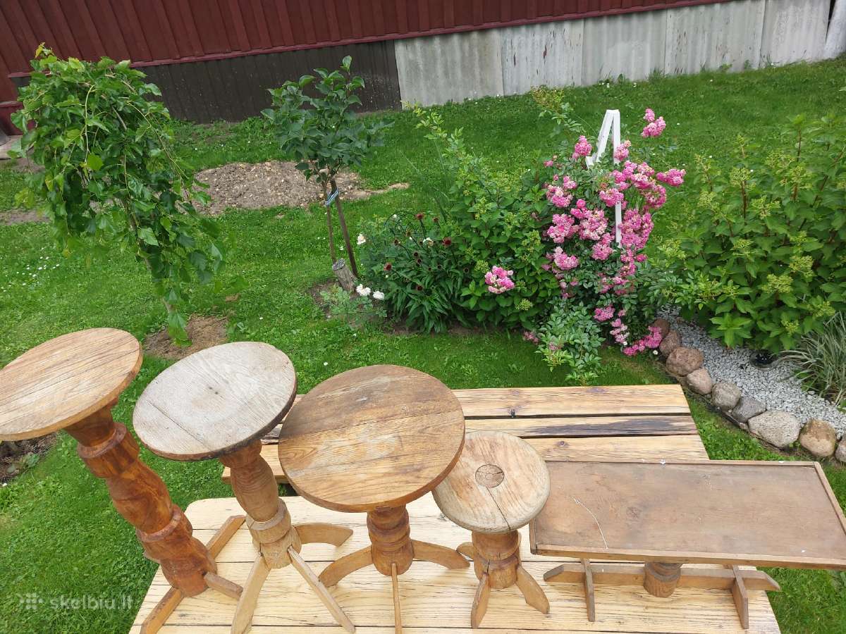 Mediniai stovai augalams - nuotraukos Nr. 2