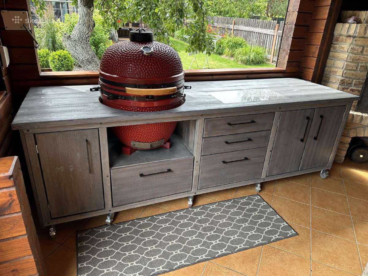 Kamado stalas Kamado kepsninė grilius - nuotraukos Nr. 15