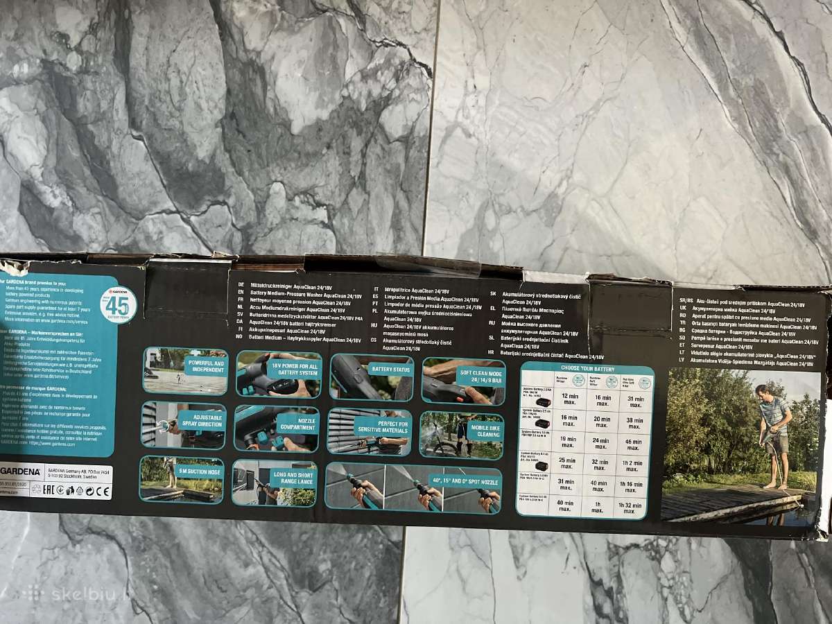 Aukšto slėgio Gardena Aquaclean P4a - nuotraukos Nr. 3