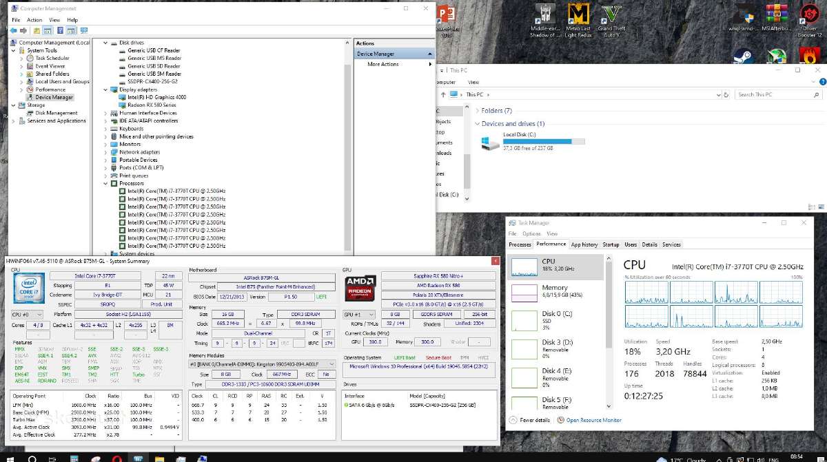 Atnaujinta Parduodu i7 3770t, 16gb,256gb Gtx - nuotraukos Nr. 23