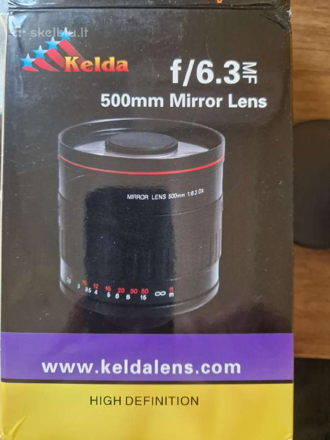 Kelda 500 mm F6.3 supertelephoto lens - nuotraukos Nr. 2