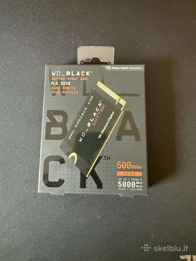 SSD Western Digital Sn770m 500gb Black
