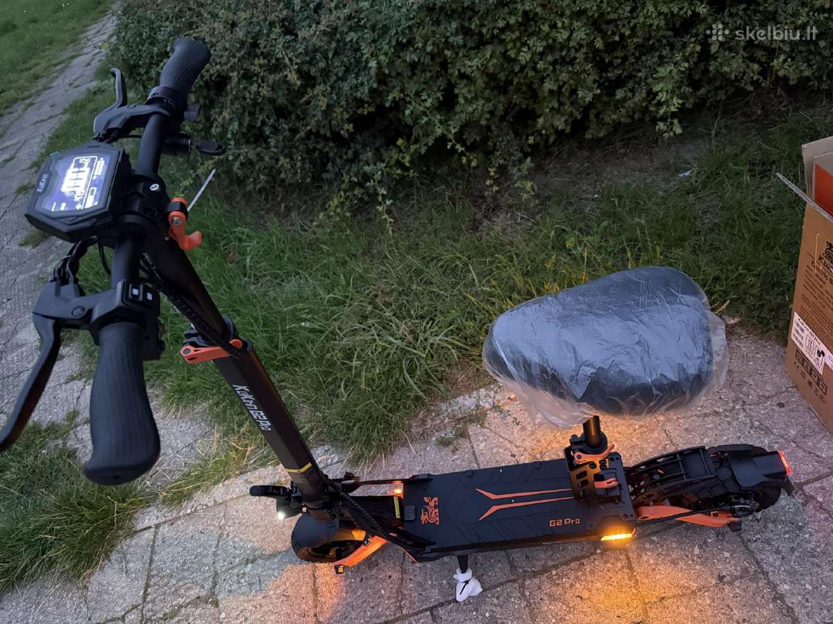Kukirin G2 Pro (1000w, 45kmh) (Naujas) + Dovana - nuotraukos Nr. 2