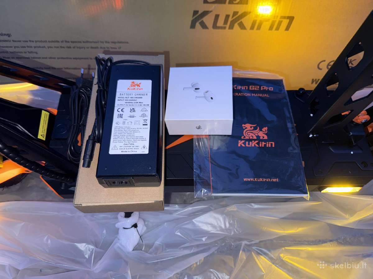 Kukirin G2 Pro (1000w, 45kmh) (Naujas) + Dovana - nuotraukos Nr. 4