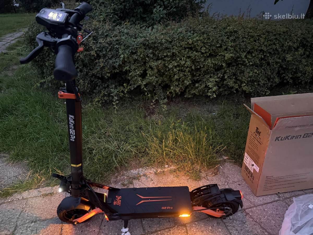 Kukirin G2 Pro (1000w, 45kmh) (Naujas) + Dovana - nuotraukos Nr. 5