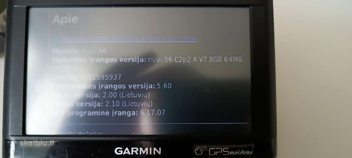 Garmin nuvi 56 navigacija - nuotraukos Nr. 3