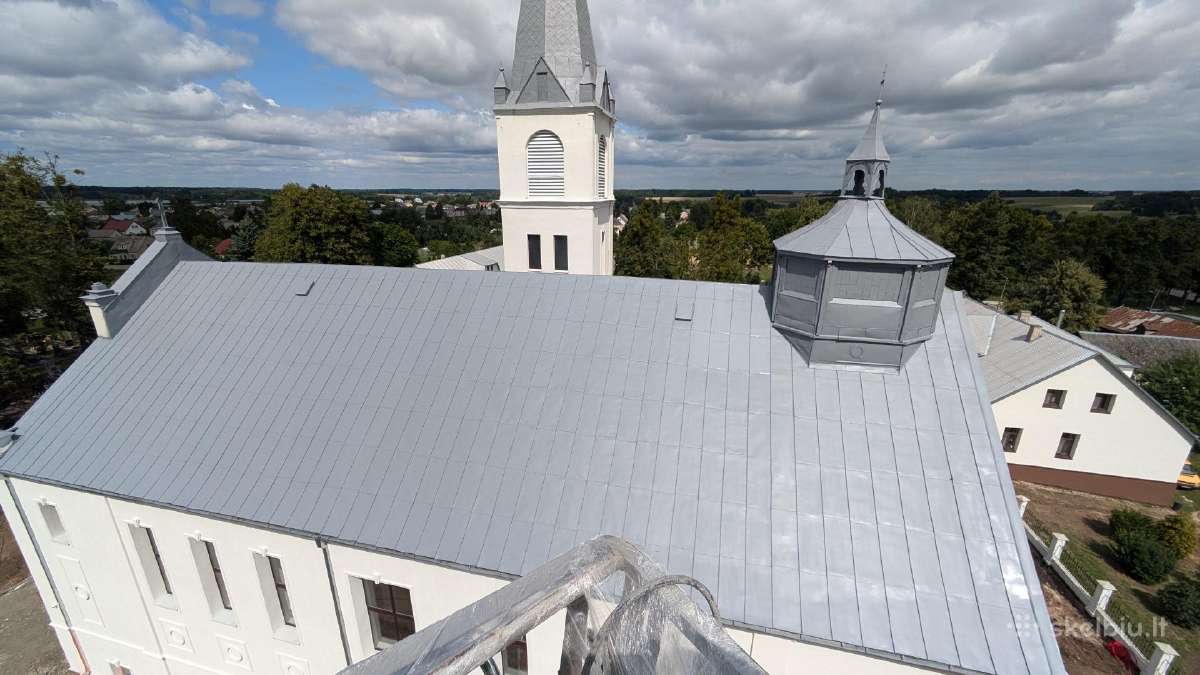 Stogų ir fasadų dažymas Kaunas Dekoratyvinis tin