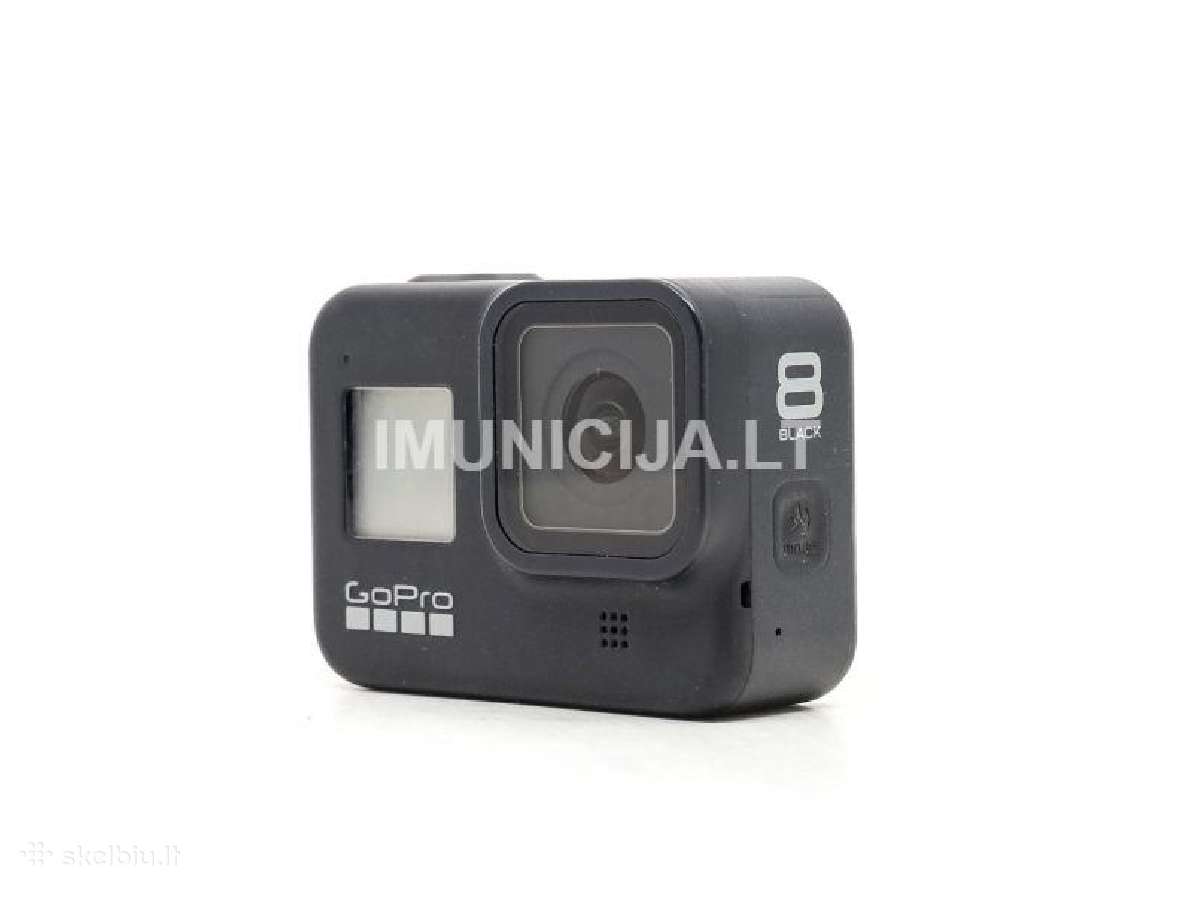 Go Pro Hero 8 veiksmo kamera + 3 mėn. garantija