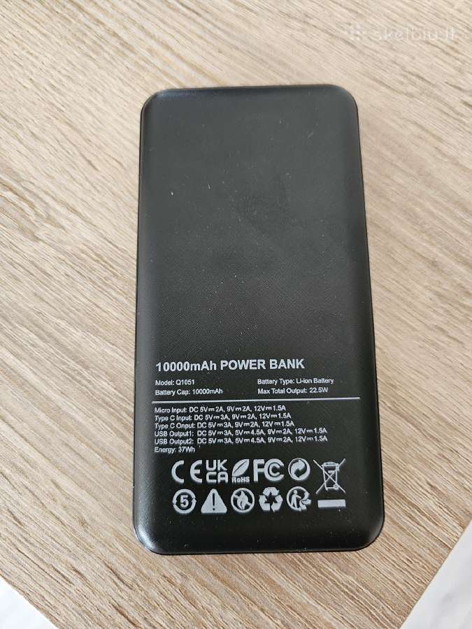 Power bankai 10000mah talpos - nuotraukos Nr. 3