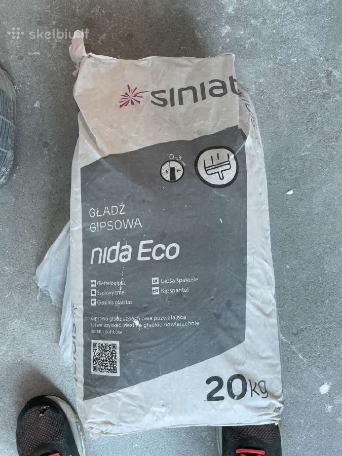 Siniat Nida Eco gipsinis glaistas 20kg