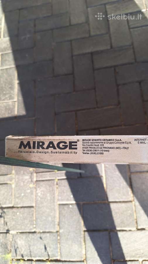 Itališkos akmens masės grindų plytelės 60x60 3pak - nuotraukos Nr. 4