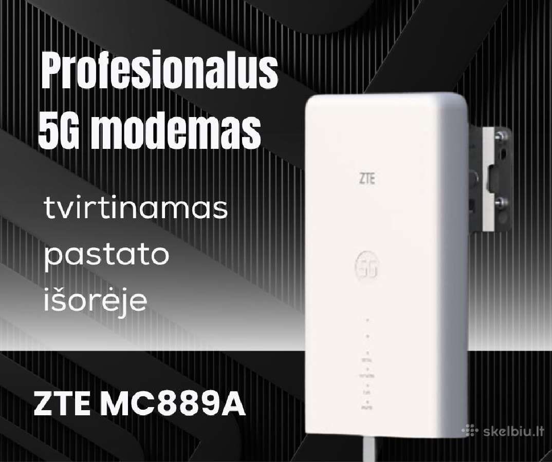 5G/4G+ aukštos kokybės išorinis modemas Zte Mc889a