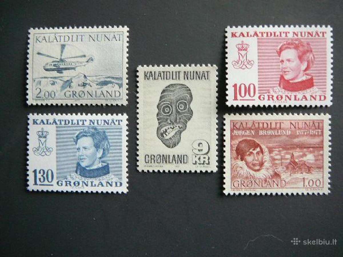 Karaliene Lektuvai Kauke Grenlandija 1977 is100