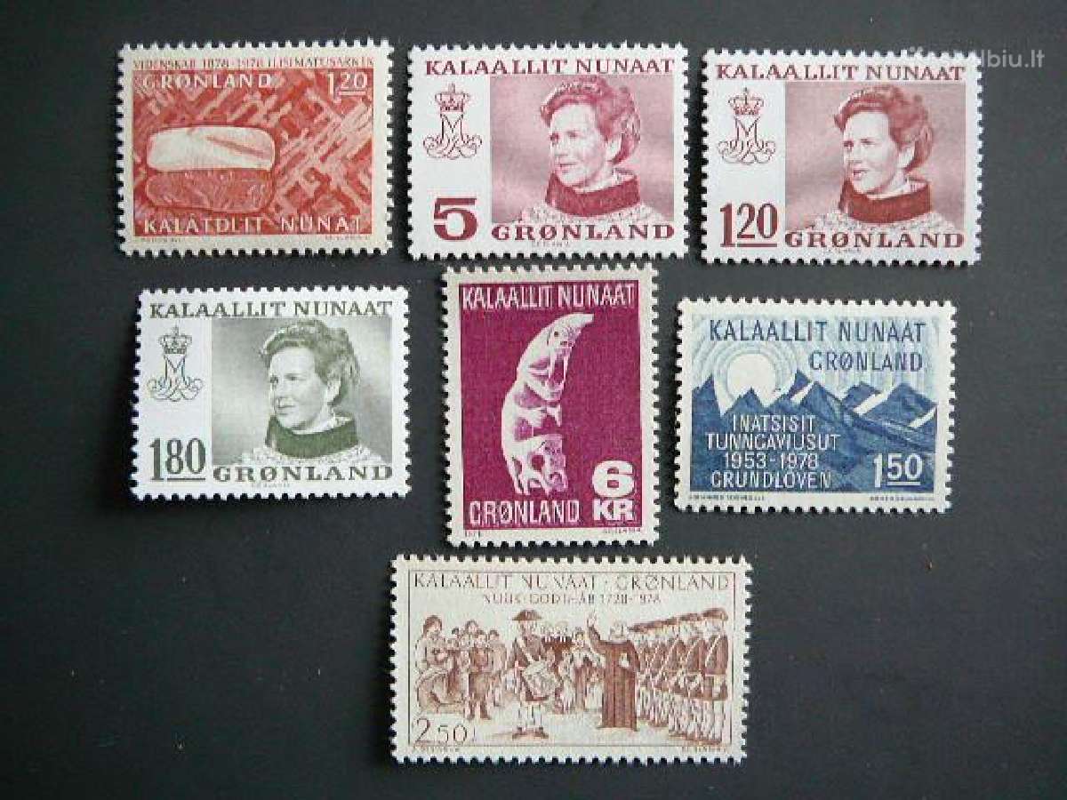 Karaliene Daile Grenlandija 1978 is105