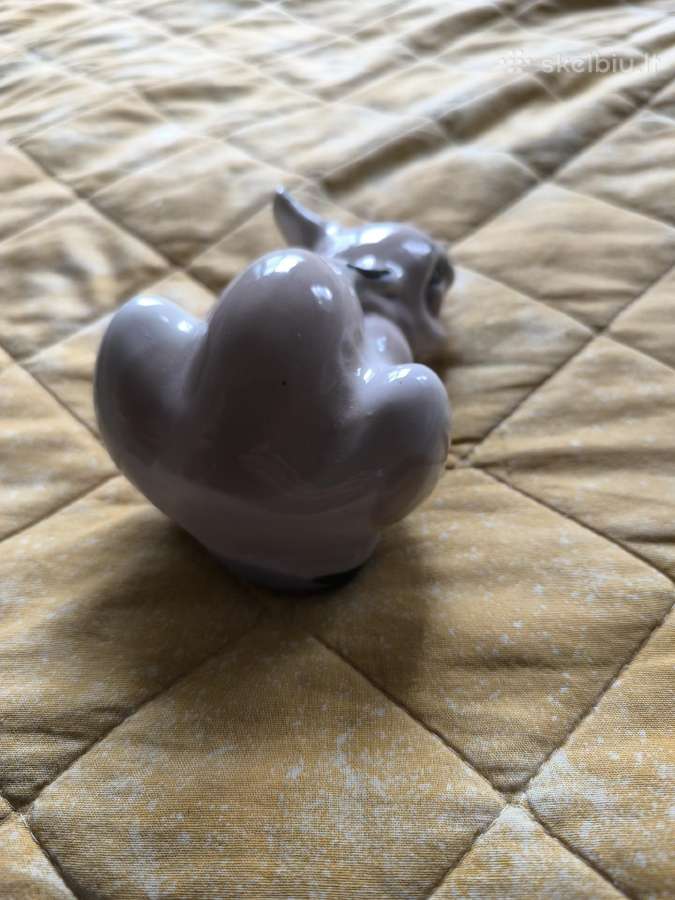 Porcelialinė statulėlė Lūšis - nuotraukos Nr. 4