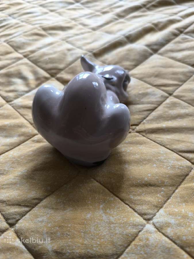 Porcelialinė statulėlė Lūšis - nuotraukos Nr. 5