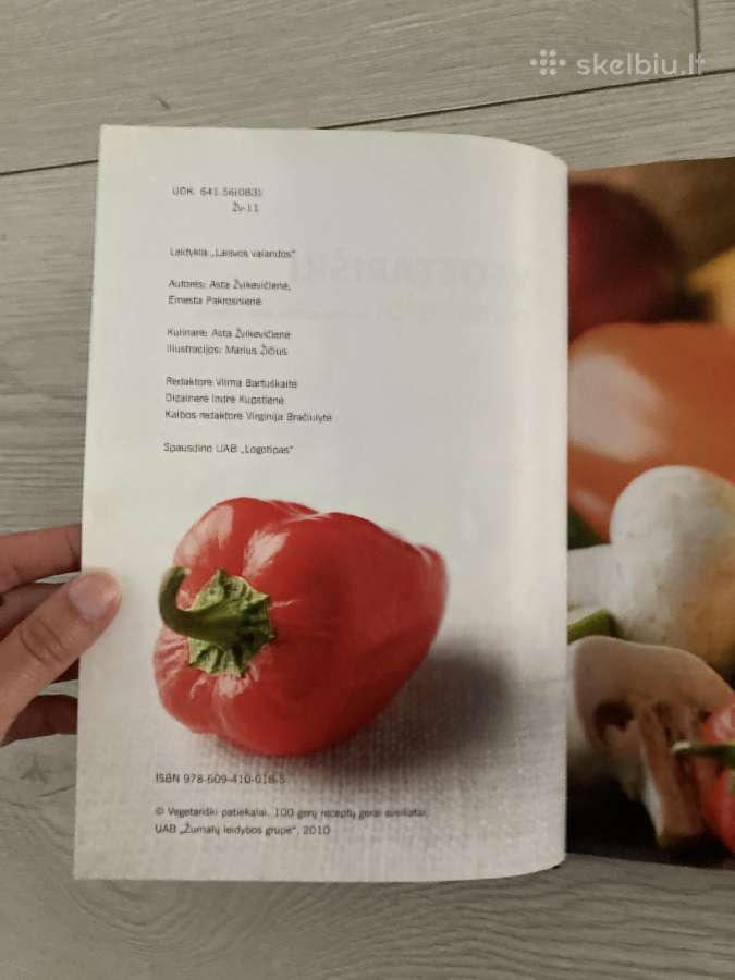 Receptų knyga Vegetariški patiekalai - nuotraukos Nr. 2