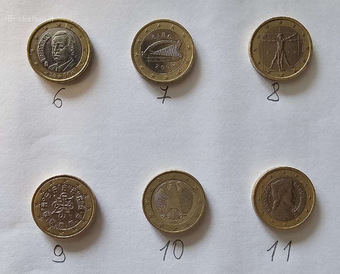 Įvairios monetos - Europos šalių - nuotraukos Nr. 2