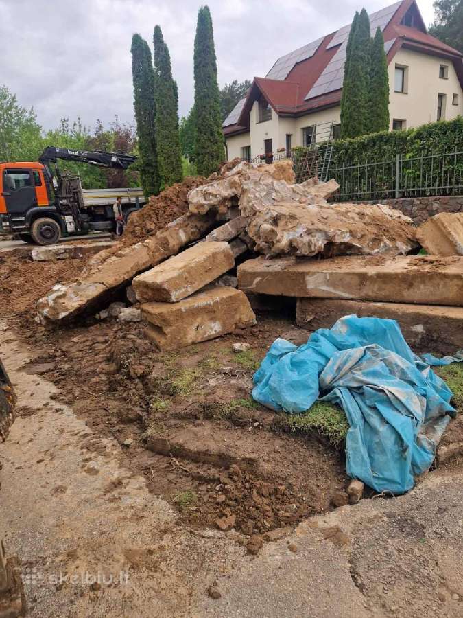 Ekskavatoriaus krautuvo nuoma.griovimo darbai. - nuotraukos Nr. 10