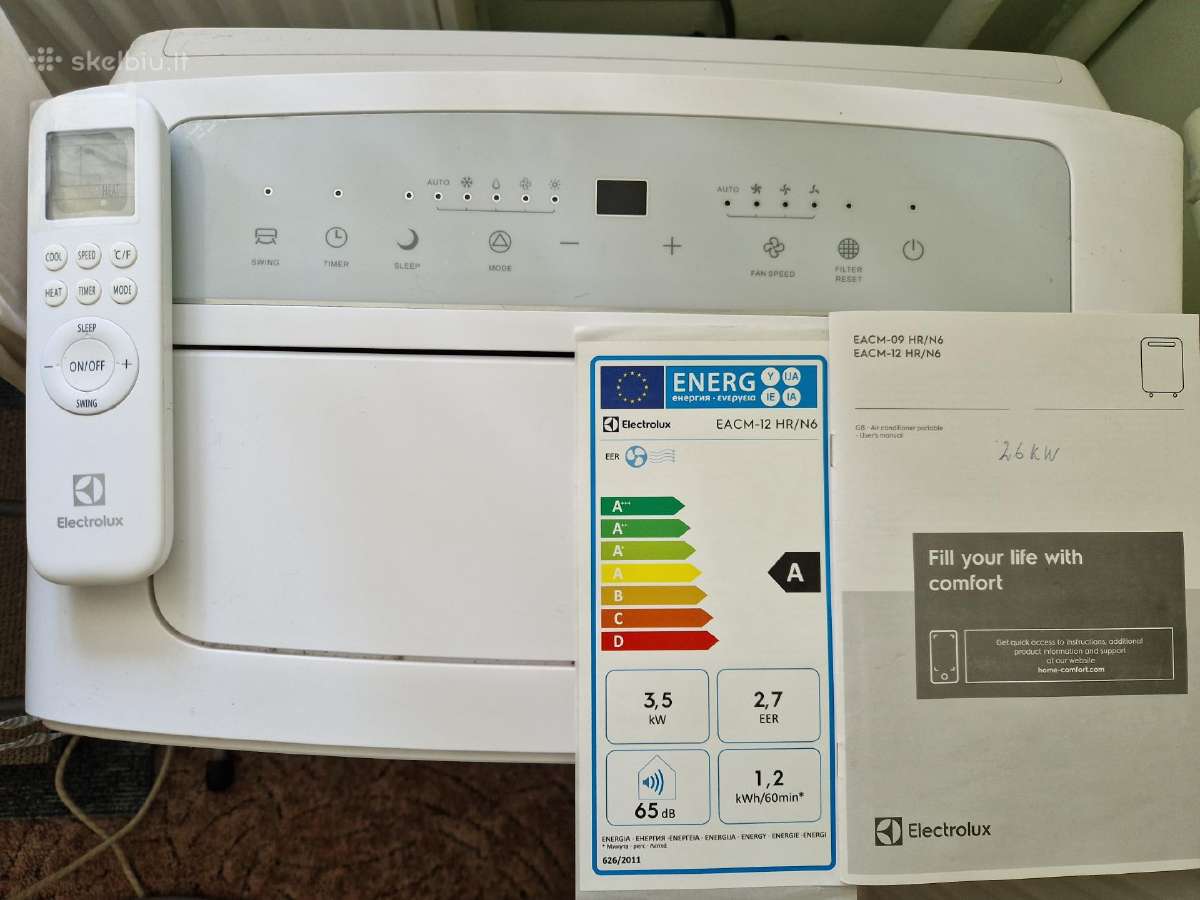 Mobilus oro kondicionierius Electrolux Eacm-12 Hr - nuotraukos Nr. 2