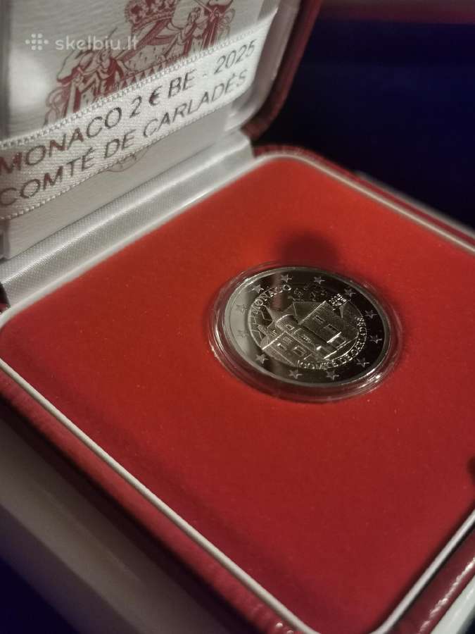 Monako 2025 proginė 2eur moneta - nuotraukos Nr. 2
