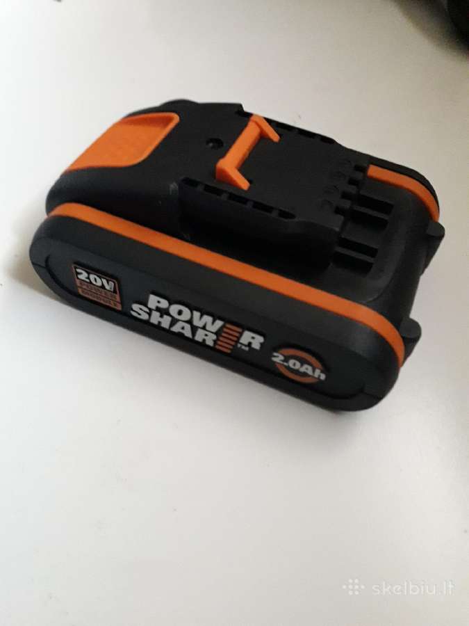 Worx 20v akumuliatoriai