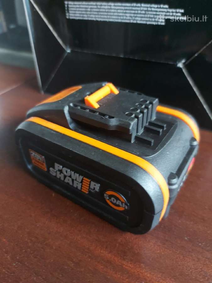 Worx 20v baterija - nuotraukos Nr. 3