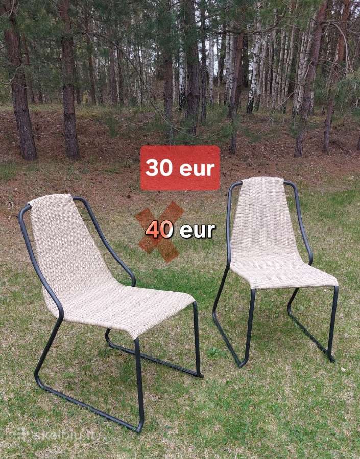 Lauko valgomojo baldų komplektas - nuotraukos Nr. 4