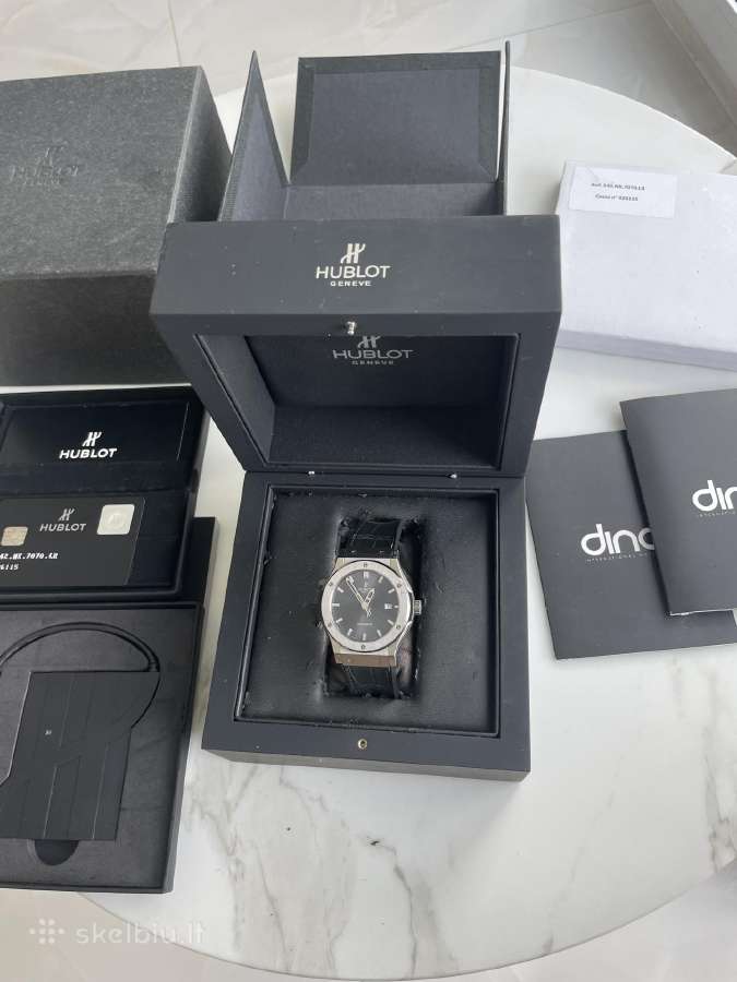Hublot Classic fusion racing grey pilnas komplekta